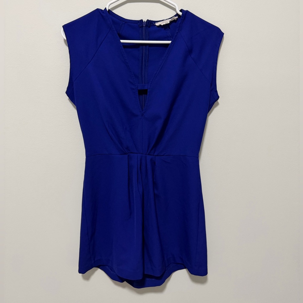 Love Tree Blue Romper